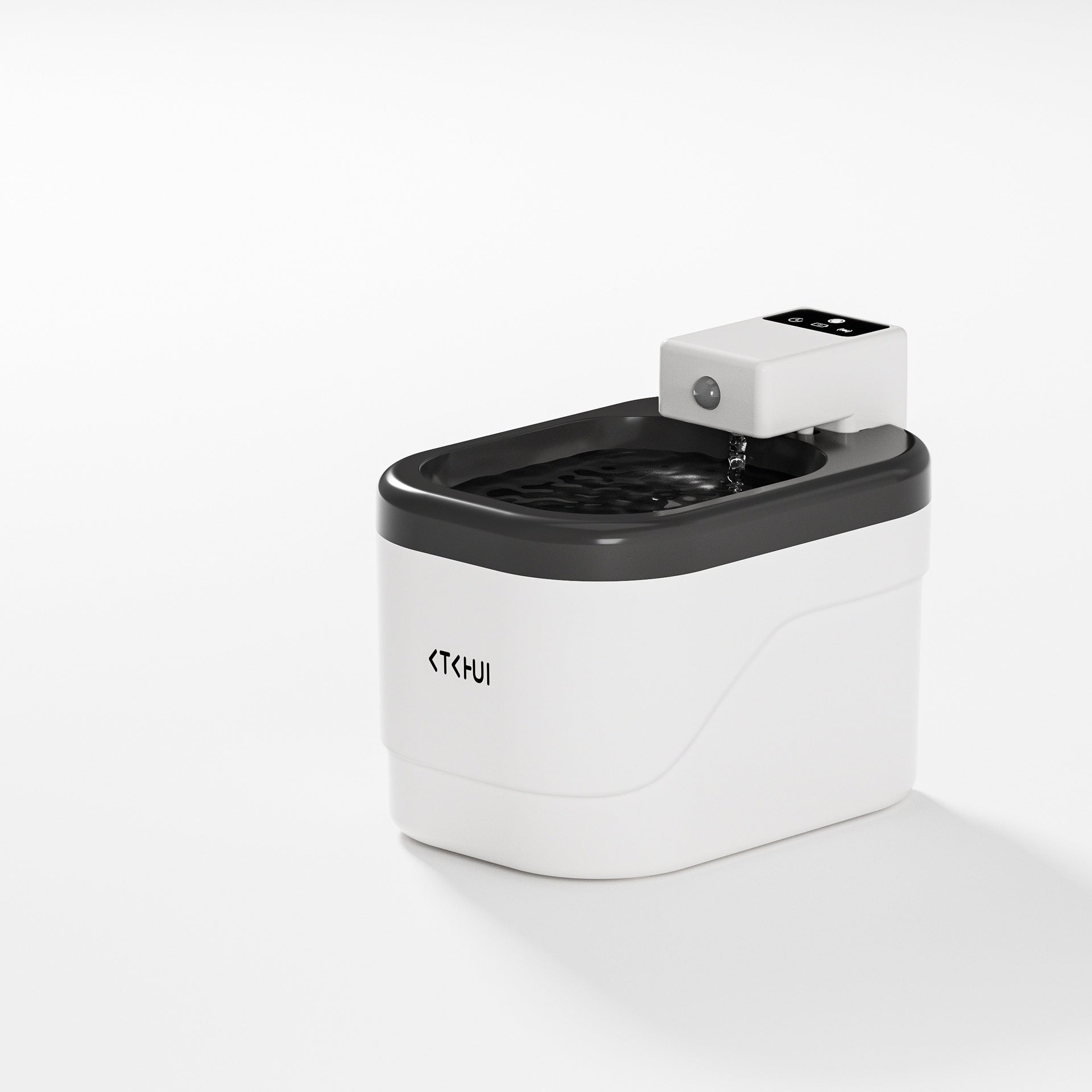 Bebedouro inteligente para gatos com sensor de movimento, em branco, da Snoutly